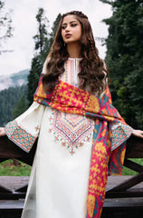 ZN1016 - Sapphire 3PC Lawn Embroidered Suit