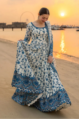FAIZA SAQLAIN - Summer 3PC Lawn Printed Lawn Silk - kp1187