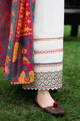 ZN1016 - Sapphire 3PC Lawn Embroidered Suit