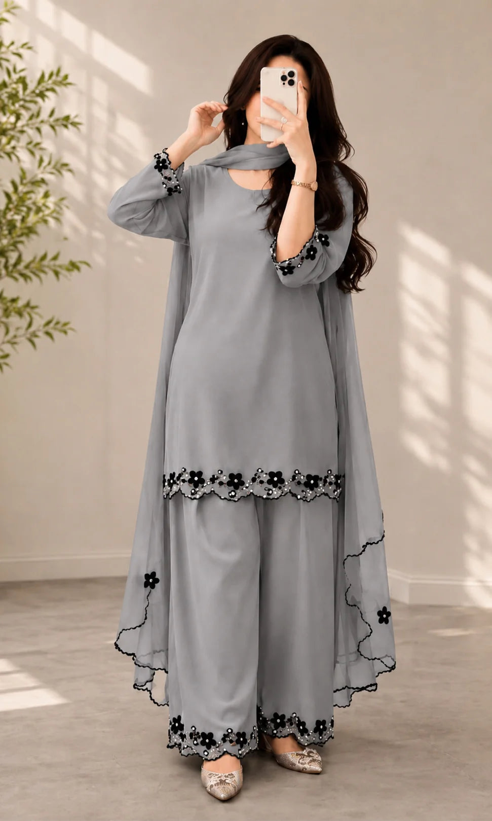 zainabzara-Summer-3PC Lawn Embroidered Suit - kp1251