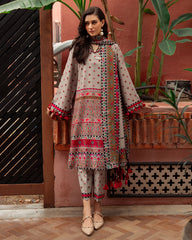 Charizma - Winter 3PC Karandi Digital Print Dress - KP3390