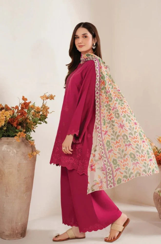 Shanzay - 3PC Lawn Embroidered Suit - KP2022