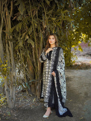 Sapphire - Winter 3PC Karandi Digital Print Dress - KP33431