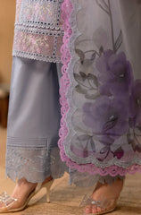 KP1063 - Saira Rizwan 3PC Lawn Chickenkari Embroidered Suit