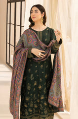 Mohagni - Winter 3PC Dhanak Embroidered Suit - kp3380