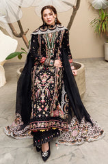 KP1033 - Qalamkar - 3PC Lawn Embroidered Suit - SA0101