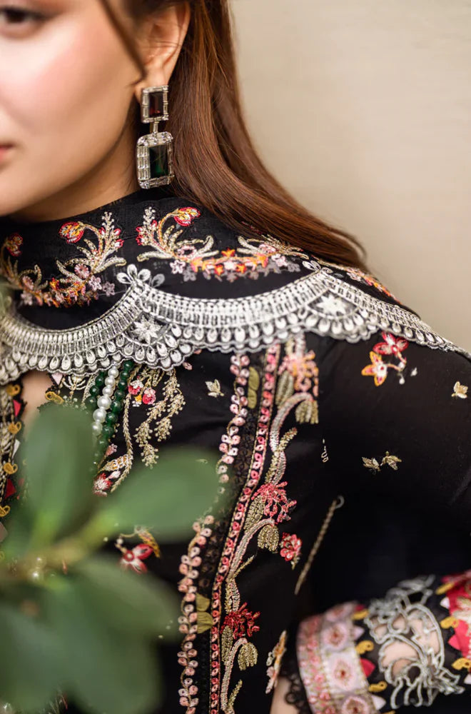 KP1033 - Qalamkar - 3PC Lawn Embroidered Suit - SA0101