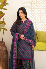 Summer 3PC Lawn Digital Print Dress - KP1191