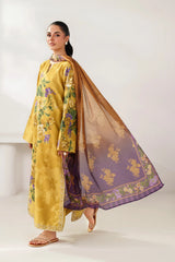 Summer 3PC Lawn Digital Print Dress - KP1190