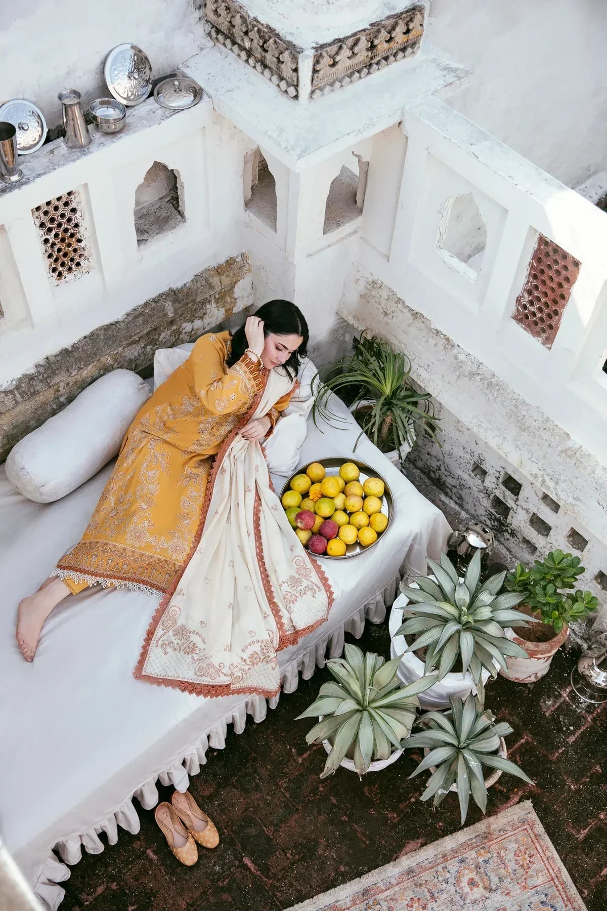 Florent - Winter 3PC Dhanak Embroidered Suit - kp3346