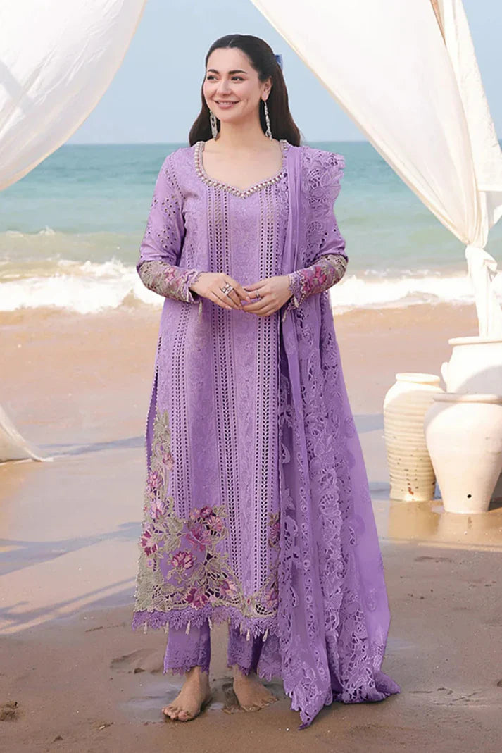 KP1063 - Saira Rizwan 3PC Lawn Chickenkari Embroidered Suit