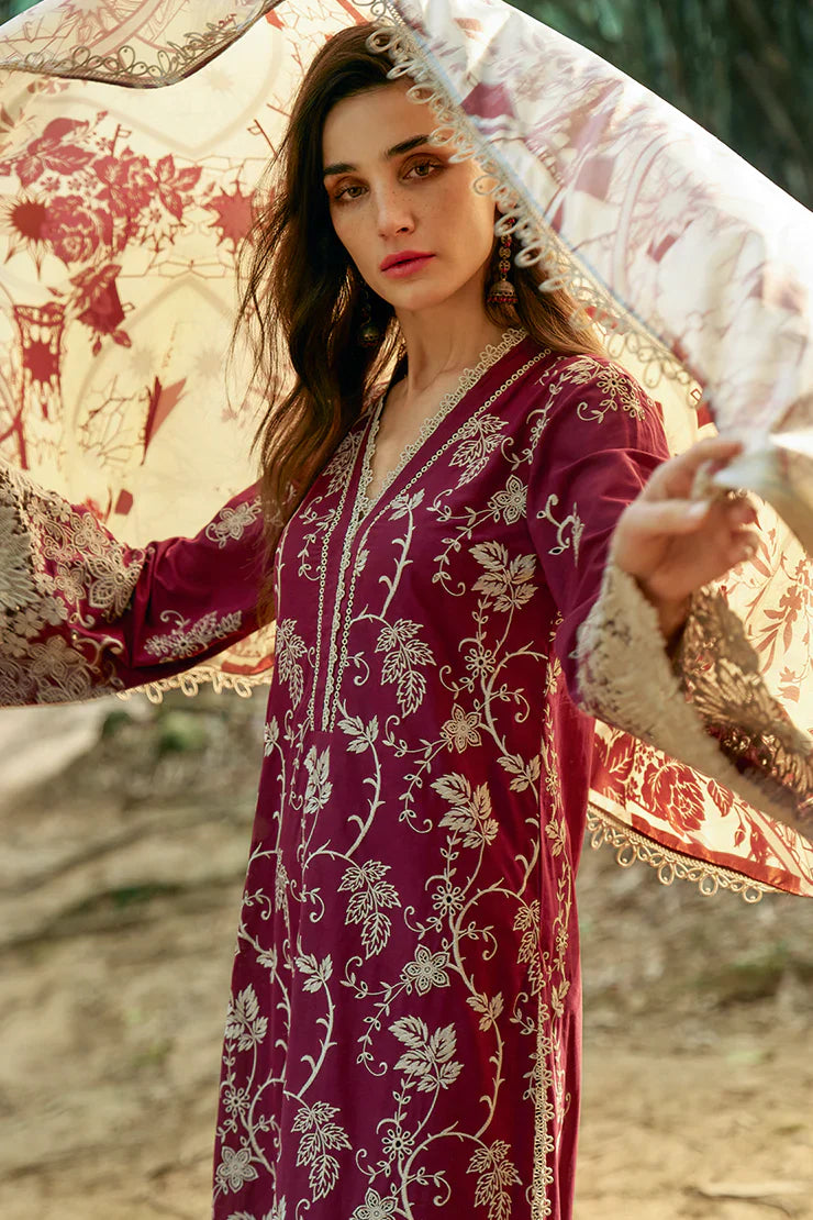 image - 3PC Lawn Embroidered Suit - kp1086