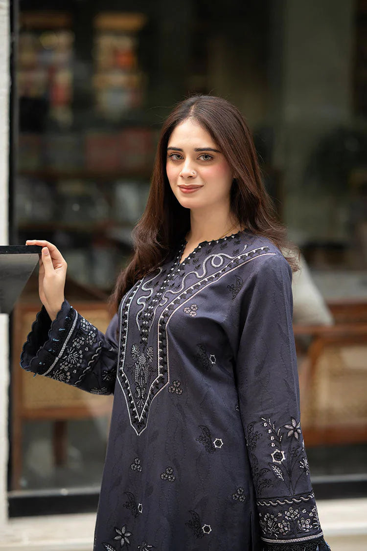 Libass - Winter 3PC Dhanak Embroidered Suit - kp3382