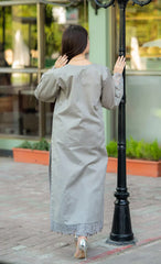 KP1047 - Mushq - 3PC Lawn ChickenKari Embroidered Suit