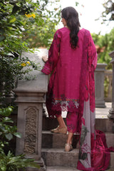 Summer 3PC Lawn Digital Print Dress - KP1159