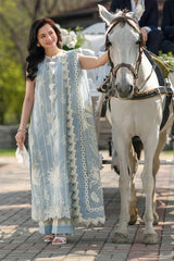 SUMMER 3PC Lawn ChickenKari Embroidered Suit-KP1200