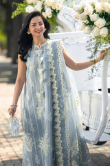 SUMMER 3PC Lawn ChickenKari Embroidered Suit-KP1200