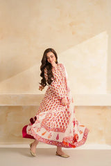 MP1260 - Sana Javed - 3 piece Lawn frock style Printed suit