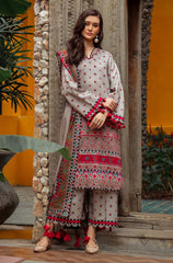 Charizma - Winter 3PC Karandi Digital Print Dress - KP3390