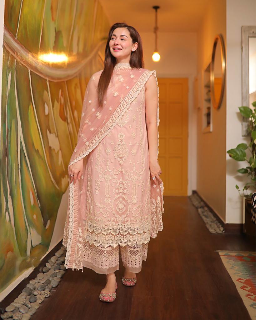 KP979 - Faiza Saqlain - 3PC Embroidered Lawn Suit