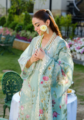 Elaf - Summer 3PC Lawn Chikenkari Embroidered Shirt - KP1137