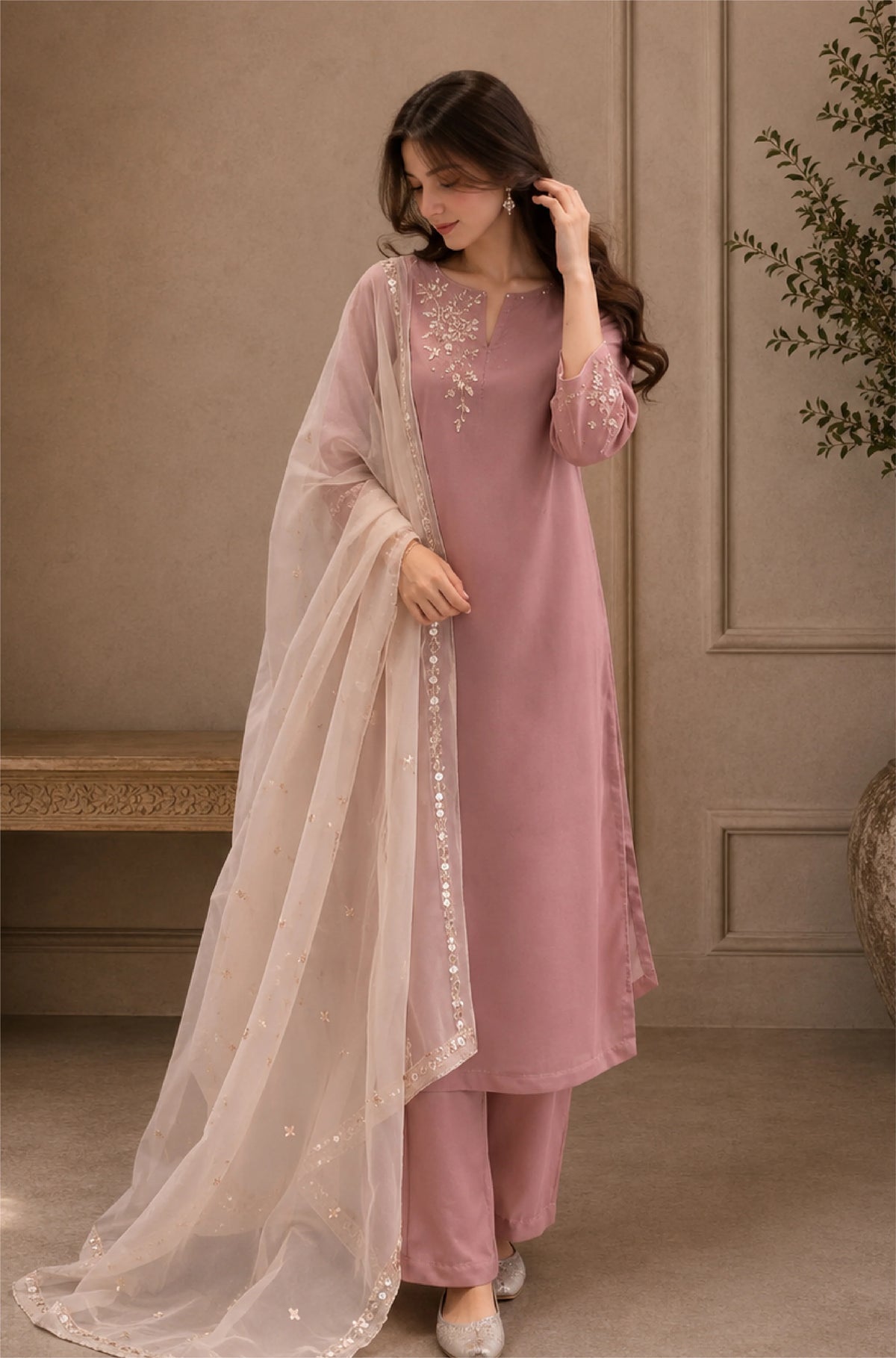 zainabzara-Summer-3PC Lawn Embroidered Suit - kp1256